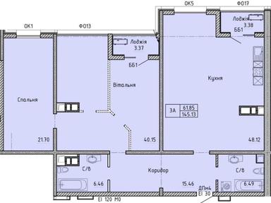 3-rooms apartment apartment by the address st. Skhidna (area 145 m²) - Atlanta.ua - photo 18