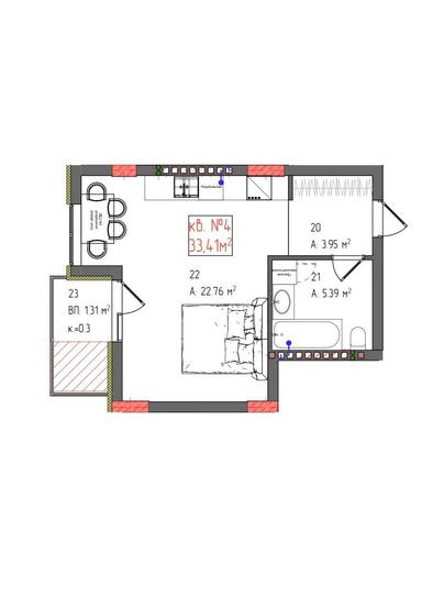 2-rooms apartment apartment by the address st. Petefi Shandora pl (area 56 m²) - Atlanta.ua - photo 16