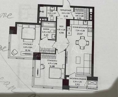 2-rooms apartment apartment by the address st. Bulvar Druzhby Narodov (area 81 m²) - Atlanta.ua - photo 23