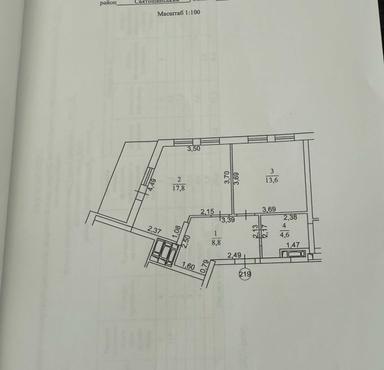 1-кімнатна квартира за адресою вул. Бердника Олеся (площа 49,3 м²) - Atlanta.ua - фото 44