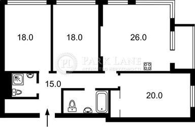 Многокомнатная квартира по адресу бульвар Дружбы Народов (площадь 107 м²) - Atlanta.ua - фото 46