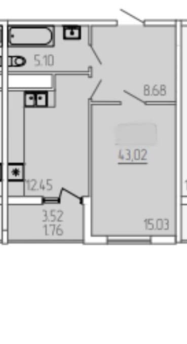 1-кімнатна квартира за адресою Куликове поле пл. (площа 43 м²) - Atlanta.ua - фото 10