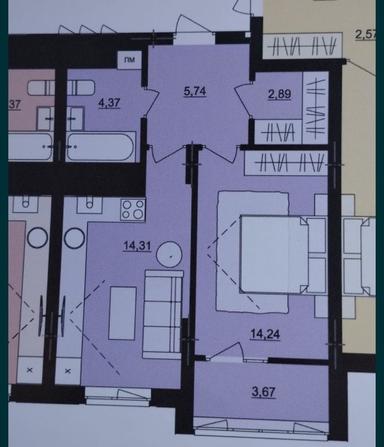 1-кімнатна квартира за адресою вул. Капеланська (площа 46 м²) - Atlanta.ua - фото 14