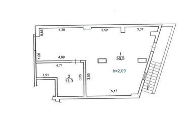 Комерційна нерухомість за адресою (площа 69 м²) - Atlanta.ua - фото 6