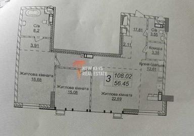 3-rooms apartment apartment by the address st. Andreya Verkhoglyada Dragomirova (area 108,0 m²) - Atlanta.ua - photo 18