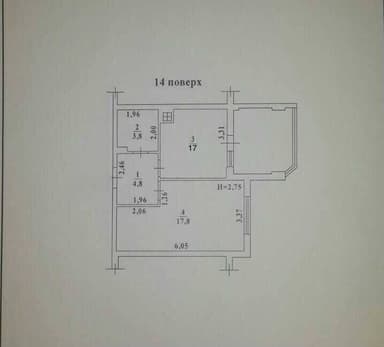 1-комнатная квартира по адресу ул. Спортивная (площадь 45 м²) - Atlanta.ua - фото 24