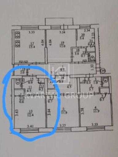 1-кімнатна квартира за адресою (площа 25 м²) - Atlanta.ua - фото 24