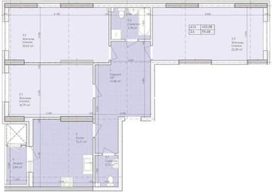 3-комнатная квартира по адресу ул. Багговутовская (площадь 103 м²) - Atlanta.ua - imageAlt 9