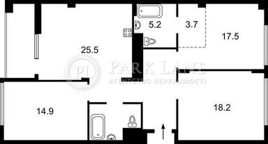 3-комнатная квартира по адресу (площадь 100 м²) - Atlanta.ua - фото 18