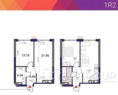 1-кімнатна квартира за адресою вул. Урлівська (площа 45 м²) - Atlanta.ua - фото 18