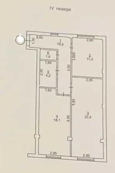 2-кімнатна квартира за адресою вул. Спортивна (площа 68 м²) - Atlanta.ua - фото 9