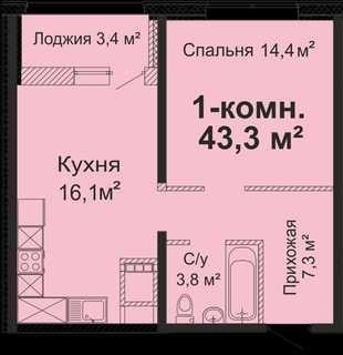 1-комнатная квартира по адресу ул. Варненская (площадь 45 м²) - Atlanta.ua - фото 8