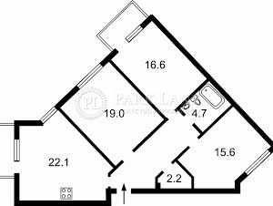 3-кімнатна квартира за адресою (площа 100 м²) - Atlanta.ua - фото 16