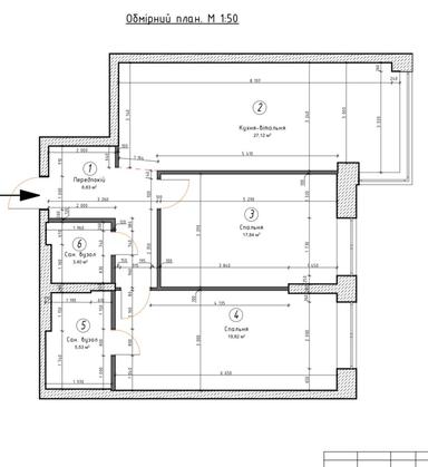 3-кімнатна квартира за адресою бульвар Дружби Народів (площа 85 м²) - Atlanta.ua - фото 36