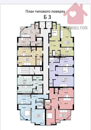 2-комнатная квартира по адресу Петефі Шандора пл. (площадь 68,6 м²) - Atlanta.ua - фото 12