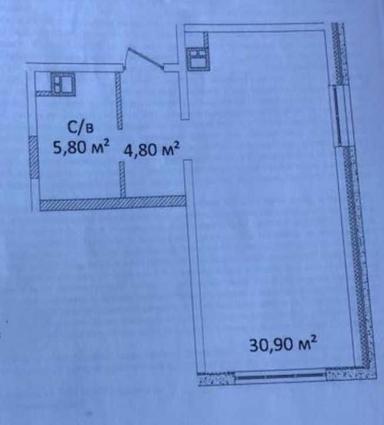 1-кімнатна квартира за адресою Куликове поле пл. (площа 40,3 м²) - Atlanta.ua - фото 44