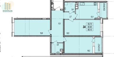 3-комнатная квартира по адресу (площадь 98,6 м²) - Atlanta.ua - фото 8