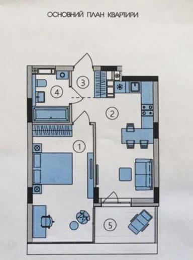 1-комнатная квартира по адресу ул. Васильковская (площадь 47,2 м²) - Atlanta.ua - фото 21