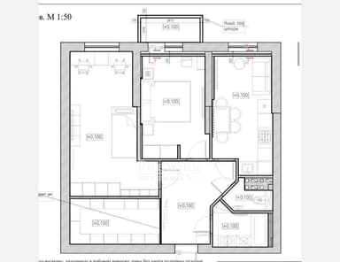 2-комнатная квартира по адресу ул. Спортивная (площадь 74 м²) - Atlanta.ua - фото 22