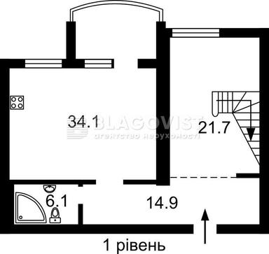 Багатокімнатна квартира за адресою вул. Івасюка Володимира пр-т (площа 323 м²) - Atlanta.ua - фото 17