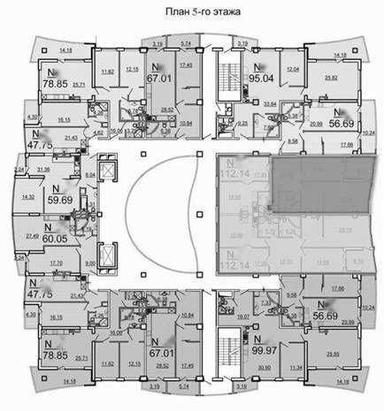 1-room apartment apartment by the address st. Kulikovo pole pl Oktyabrskoy revolyutsii pl (area 39 m²) - Atlanta.ua - photo 14