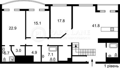 Багатокімнатна квартира за адресою вул. Гоголівська (площа 275 м²) - Atlanta.ua - фото 24
