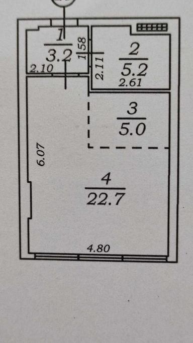 1-комнатная квартира по адресу ул. Бандеры Степана (площадь 36 м²) - Atlanta.ua - фото 14