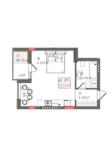 2-rooms apartment apartment by the address st. Petefi Shandora pl (area 56 m²) - Atlanta.ua - photo 19