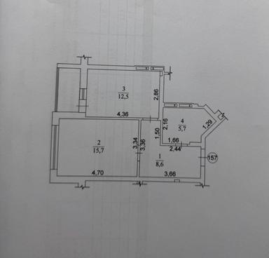 1-кімнатна квартира за адресою вул. Живописна (площа 46,1 м²) - Atlanta.ua - фото 36
