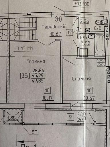 1-room apartment apartment by the address st. Grushevskogo (area 49 m²) - Atlanta.ua - photo 11