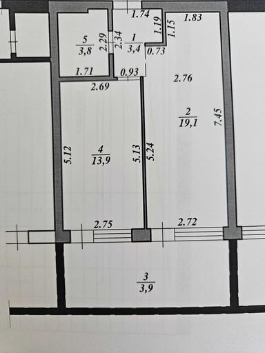 1-кімнатна квартира за адресою вул. Старознесенська (площа 44,1 м²) - Atlanta.ua - фото 48