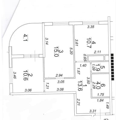 2-комнатная квартира по адресу Куликово поле пл. (площадь 60 м²) - Atlanta.ua - фото 16