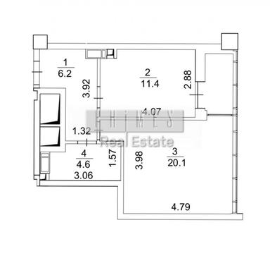 1-комнатная квартира по адресу ул. Андрея Верхогляда (площадь 45 м²) - Atlanta.ua - фото 12