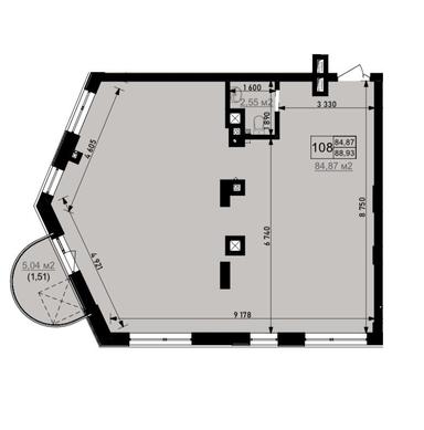 Коммерческая недвижимость по адресу Франко Ивана ул. (площадь 89 м²) - Atlanta.ua - фото 7