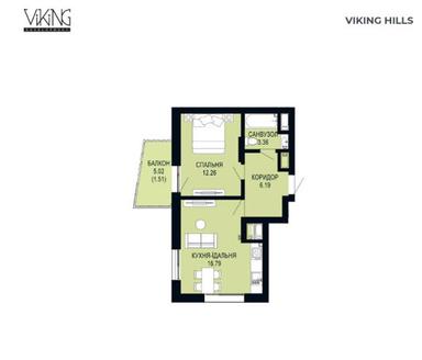 1-room apartment apartment by the address (area 41 m²) - Atlanta.ua - photo 2