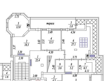 Многокомнатная квартира по адресу Куликово поле пл. (площадь 201 м²) - Atlanta.ua - фото 37