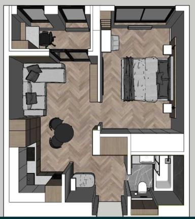 1-кімнатна квартира за адресою вул. Старознесенська (площа 42,1 м²) - Atlanta.ua - фото 35