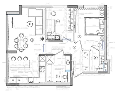 3-комнатная квартира по адресу ул. Спортивная (площадь 69,2 м²) - Atlanta.ua - фото 16
