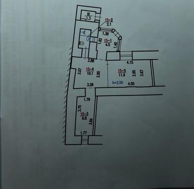 1-кімнатна квартира за адресою вул. Ужгородська (площа 37 м²) - Atlanta.ua - фото 17