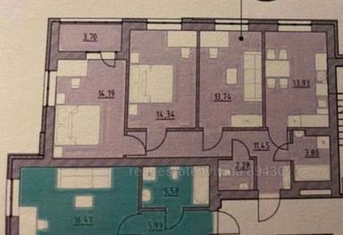 3-rooms apartment apartment by the address (area 77,4 m²) - Atlanta.ua - photo 8