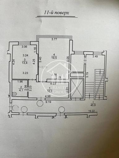 1-комнатная квартира по адресу (площадь 47 м²) - Atlanta.ua - фото 18