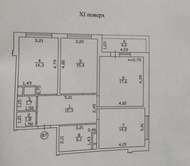 3-rooms apartment apartment by the address st. Varnenskaya (area 87,4 m²) - Atlanta.ua - photo 14