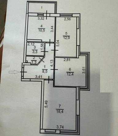 3-rooms apartment apartment by the address st. Sportivnaya (area 71 m²) - Atlanta.ua - photo 38