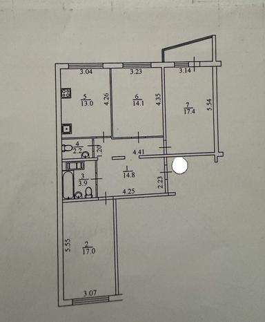 3-кімнатна квартира за адресою вул. Вишняківська (площа 83 м²) - Atlanta.ua - фото 18