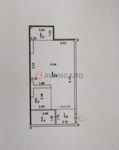 2-комнатная квартира по адресу (площадь 50 м²) - Atlanta.ua - imageAlt 34