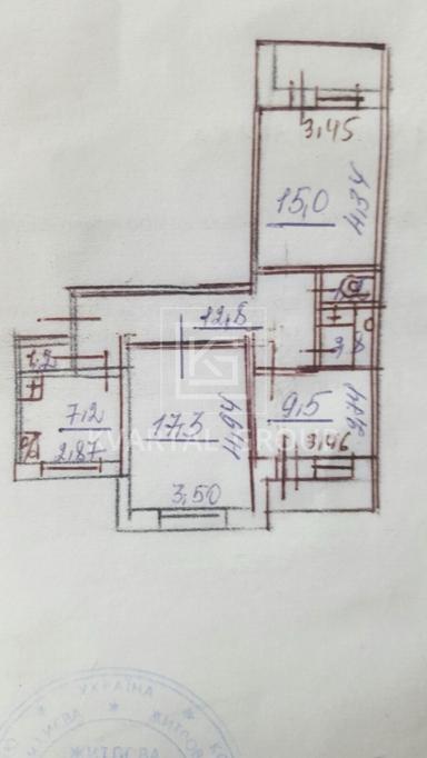 3-комнатная квартира по адресу ул. Никольско-Слободская (площадь 70 м²) - Atlanta.ua - фото 38