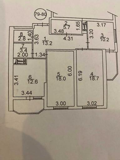 3-комнатная квартира по адресу ул. Гашека (площадь 87,5 м²) - Atlanta.ua - фото 15