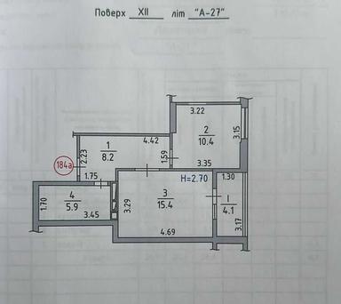 1-кімнатна квартира за адресою вул. Світла (площа 44 м²) - Atlanta.ua - фото 4