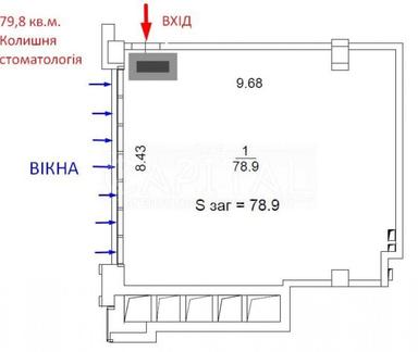 Комерційна нерухомість за адресою вул. Саперне поле (площа 79 м²) - Atlanta.ua - фото 30