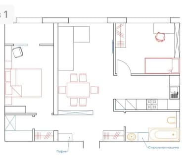 2-кімнатна квартира за адресою (площа 64 м²) - Atlanta.ua - фото 10